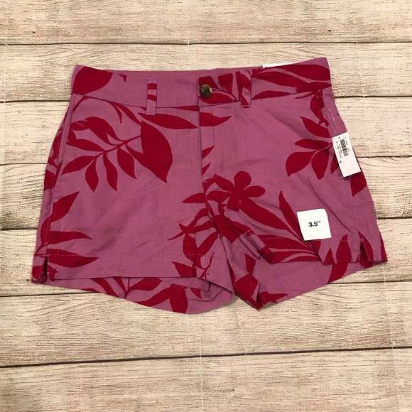 NWT Old Navy Mid-Rise Printed Linen Blend Size 0 - Picture 2 of 6